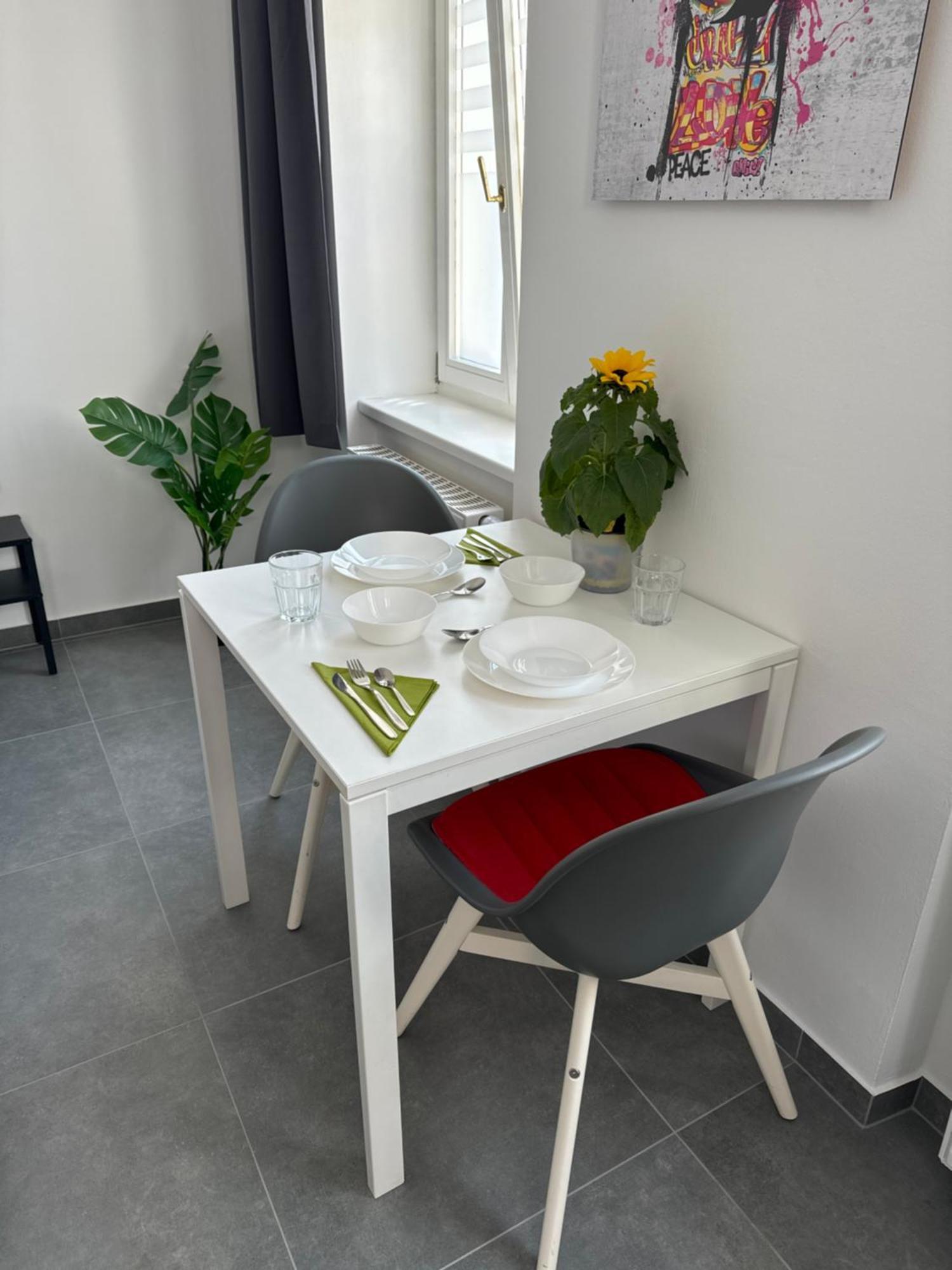 Apartmán Klein Aber Fein Mit Terrasse Vídeň Exteriér fotografie